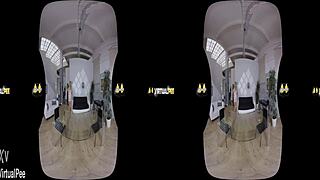 chrissy fox drowns in her own wild piss dive virtual reality bliss