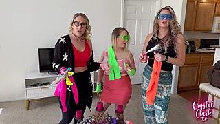 Stepmoms and Step-Aunts Go Wild with Blowjobs and Cowgirl at EDC Weekend