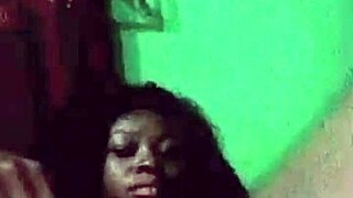 Horny Petite Teen Rips Clothes Destroys Tight Dripping Pussy in Dark