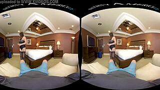 step into vr with naughty america's big natural tits pornstar in hotel lingerie