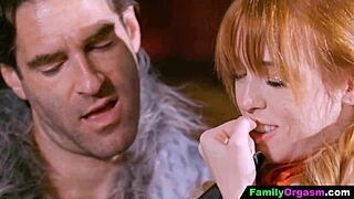 stepdad and stepdaughter cheat stepmom past halloween. deepthroat pussy licking orgasm costumes