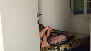 i caught curvy teen stuffing monster dildo in tight wet pussy