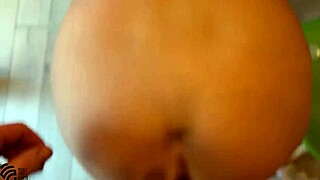 Stepson floods stepmom's pussy with hot creampie load