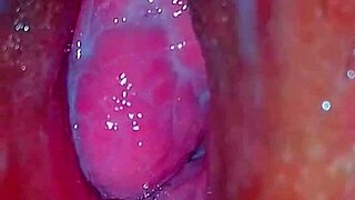 hubby fingers wife's juicy hairy asian pussy up close before creampie