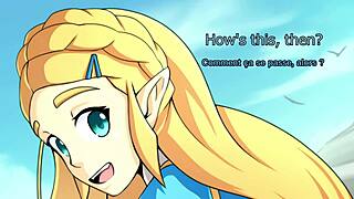 princess zelda's translated joi commands your strokes for hot cum explosion