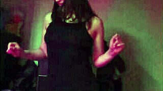 beautiful latina housewife dances seductively then deepthroats in bedroom