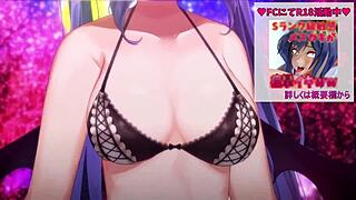 Japanese babe squirts massively from intense dildo play