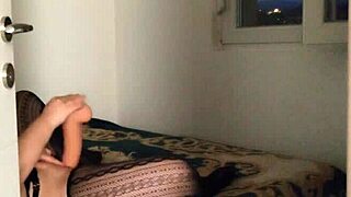 i caught curvy teen stuffing monster dildo in tight wet pussy