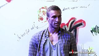 two hot police babes spice office sexlife with ffm tits and facial fun