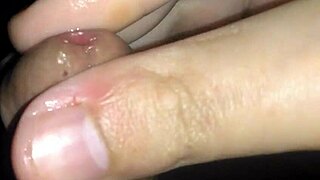 Hey, wanna see this latino's hot cumshot from massage play?