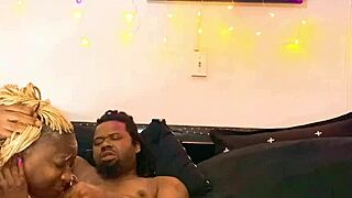 Milf deepthroats monster big black cock for sloppy facial cumshot