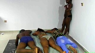 Bold group orgy erupts as everyone wakes to fuck bbw hairy pussy