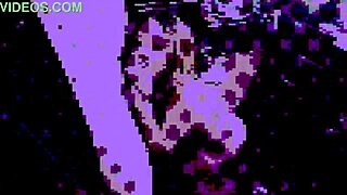 Ebony slut bends over big black cock anal creampie rough pov homemade!