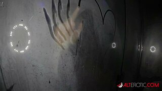 i couldn't resist fucking this toy in the shower all wet and shaved