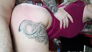 Blonde Goes Dress No Panties Bent Over For Rough Fuck Facial Cumshot