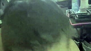 Kandy Kane deepthroats huge cock sloppy blowjob whore!