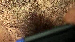 hairy latina spreads wet pussy wide open