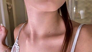 Double Blowjob from Big Tit Babes Before Pajama Photoshoot POV!