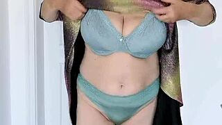 oh granny knows best i got titty fucked blown off and cumshot all over huge tits quick