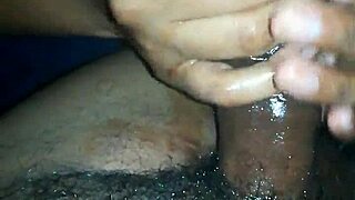 Desi neighbor teen strokes cock to hot cumshot handjob