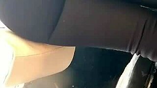 Young beauty shakes her massive juicy ass seductively on camera