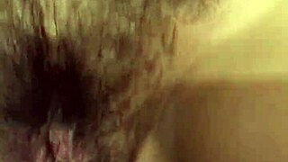 hairy latina spreads wet pussy wide open