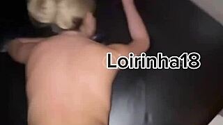 Amateur Blonde Checks into Cozy Motel Room