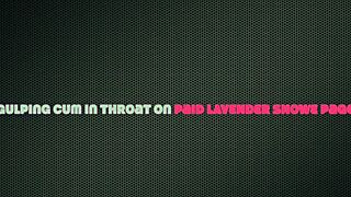 gorgeous asian servant's tight throat gulps massive cumshot balls deep