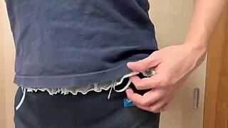 my sexy japanese maid in bloomers bunny anal plug and nipple accessories feels so good