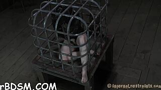 i tie up my gagged slave and tease her pussy with vibrator