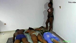 Bold group orgy erupts as everyone wakes to fuck bbw hairy pussy