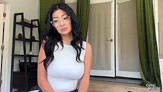 step sis cami strella cheats squirts on pov cock