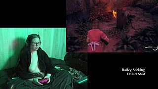 NAKED BBW BRUNETTE WITH BIG TITS STRIPS DOWN!