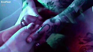 you're gonna worship my perfect feet forever loser get licking those toes now