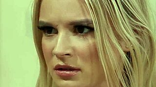 Busty babe's lips tame that massive roommate cock!