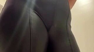 18-Year-Old BBW Fingers Shaved Pussy to Orgasm in Outdoor Public Spot