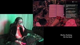 NAKED BBW BRUNETTE WITH BIG TITS STRIPS DOWN!