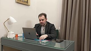 Secretary Sucks Boss Cock for Cum Career Boost 4K