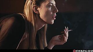 Pov Blonde Babe Smokes Cigarette Before Smokey Blowjob Handjob