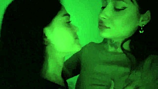 Do sloppy lesbian kisses with big tits friend lead to wet pussy eating?