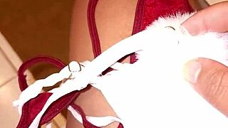 Stepmom catches me jerking to panties, sucks me off