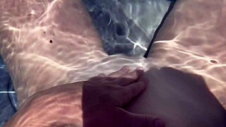 artemisia fingers wet milf pussy in jacuzzi pov session