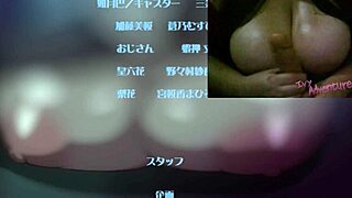 hot chubby milf with huge tits watches cosplay fun