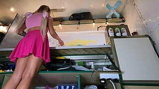 I couldn't resist upskirting this hot bitch right at work