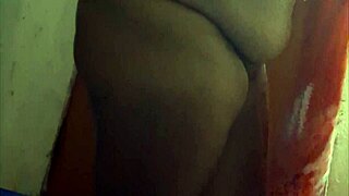 Fresh From Shower With Dripping Wet Ebony Pussy!