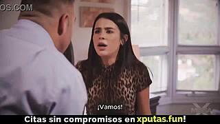 Brunette Stepdaughter Begs Father-in-Law for Taboo Creampie Fuck