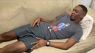 oh god, my big cocked bb filled my pussy with hot creampie after netflix in the living room 