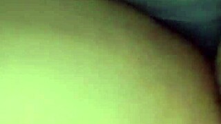 Aby takes huge vibrator deep in her tight asshole