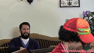 Tattooed punk babes tease wild fun behind the scenes