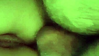 Aby takes huge vibrator deep in her tight asshole